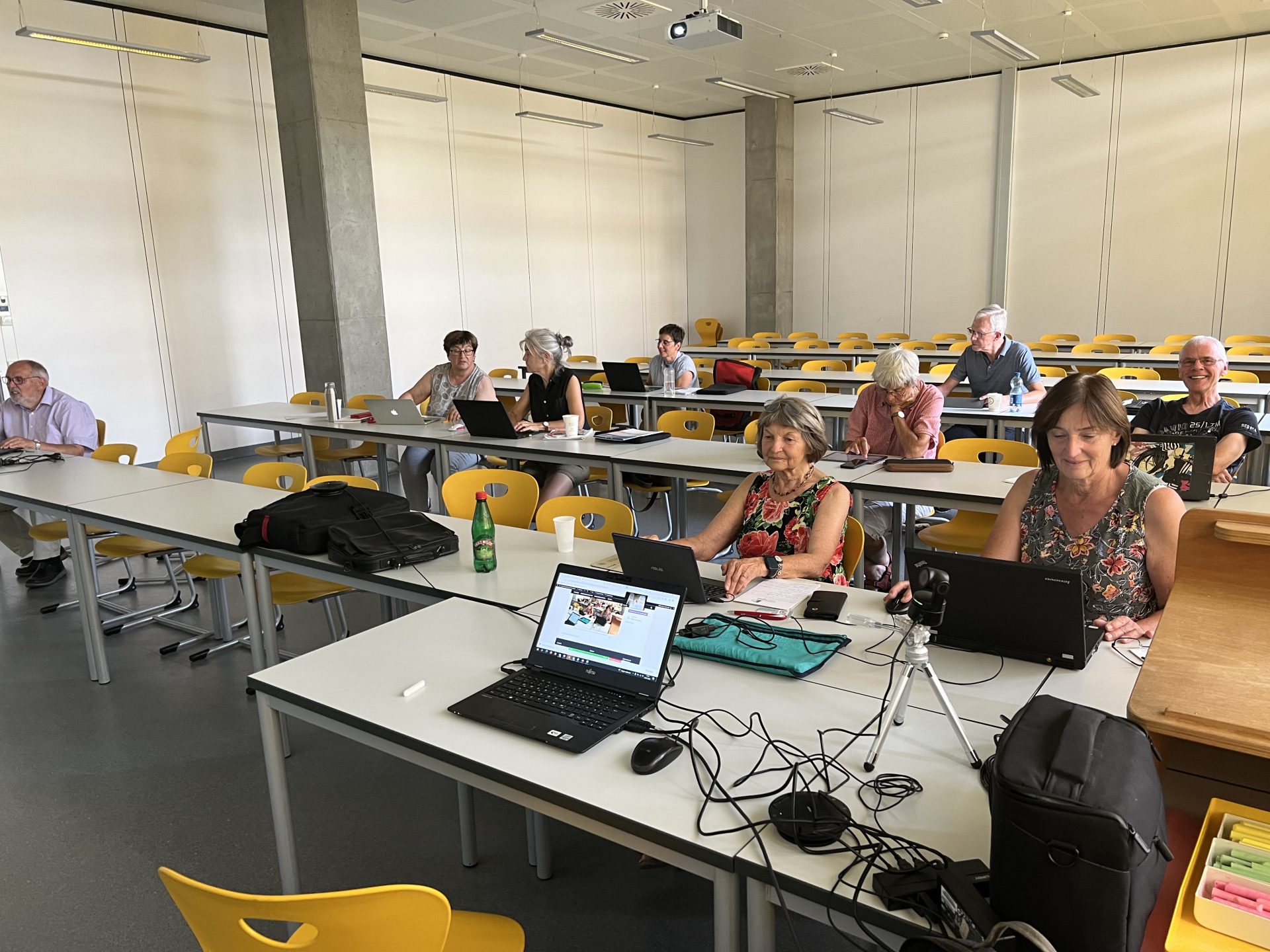Sprecher*innn des Forschenden Lernens im WordPress Workshop