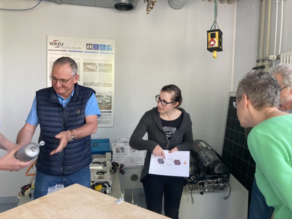 Wasserstofflotsen zu Besuch im WBZU