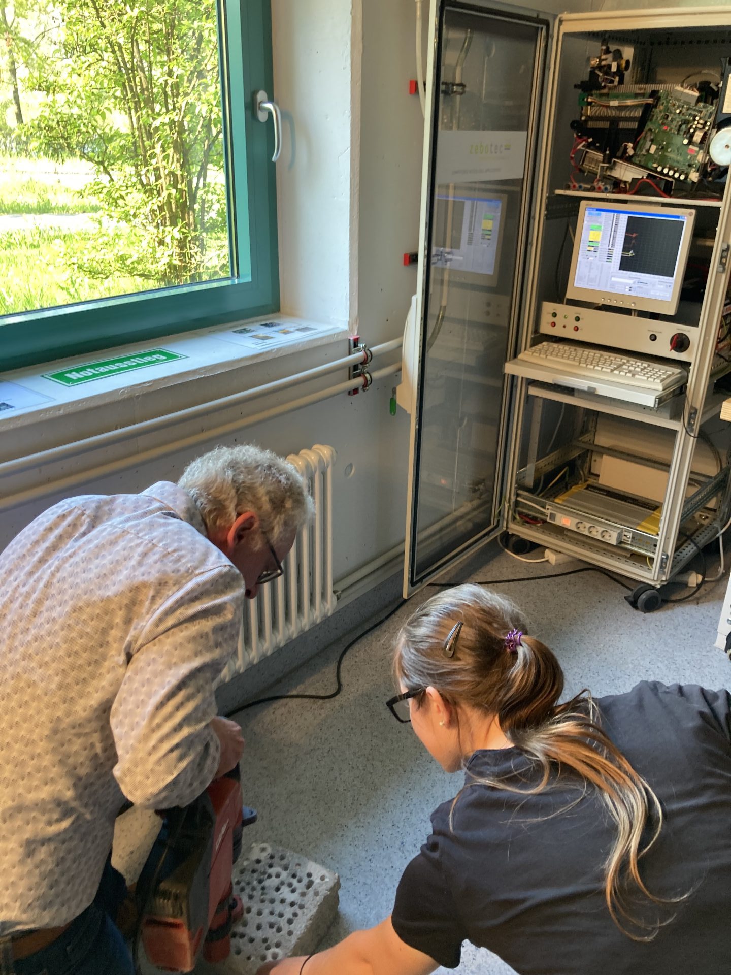Wasserstofflotsen zu Besuch im WBZU