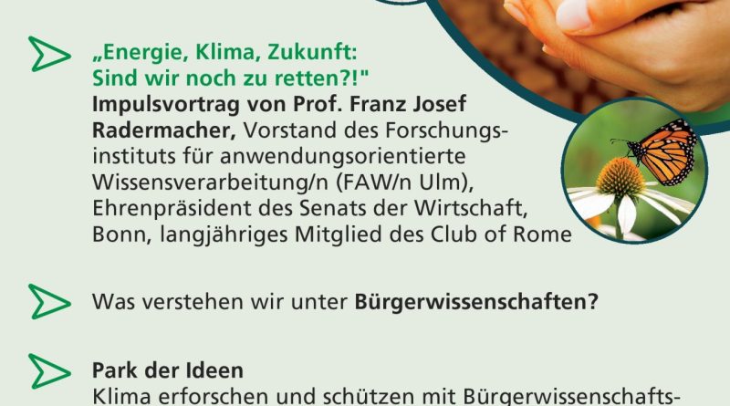 Veranstaltung "Klimawandel verstehen, lokal handeln: Bürgerwissenschaften in Ulm und Umgebung" am 4. Jul 18:30 Uhr