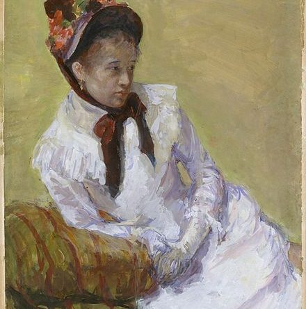 Mary Cassat - Selbstporträt , 1878