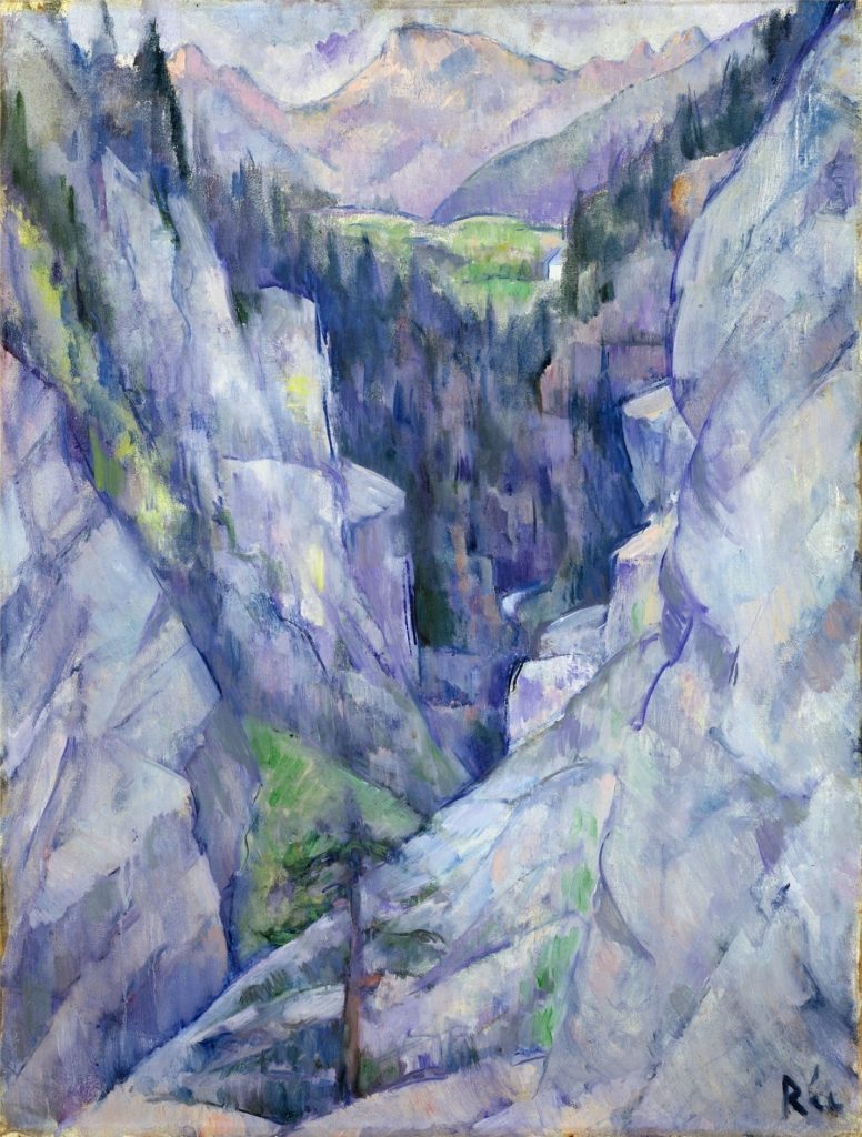 Anita Rée - Schlucht bei Pians (1921)