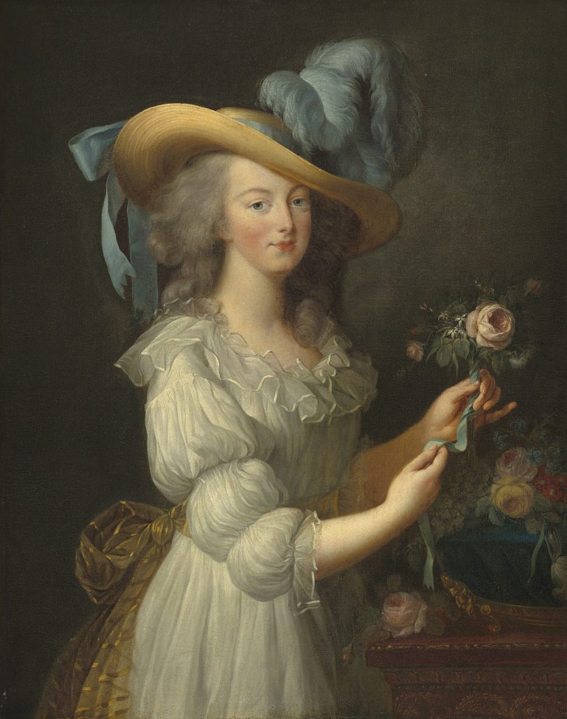 Élisabeth Vigée- Lebrun: Marie Antoinette im Musselinkleid, nach 1783