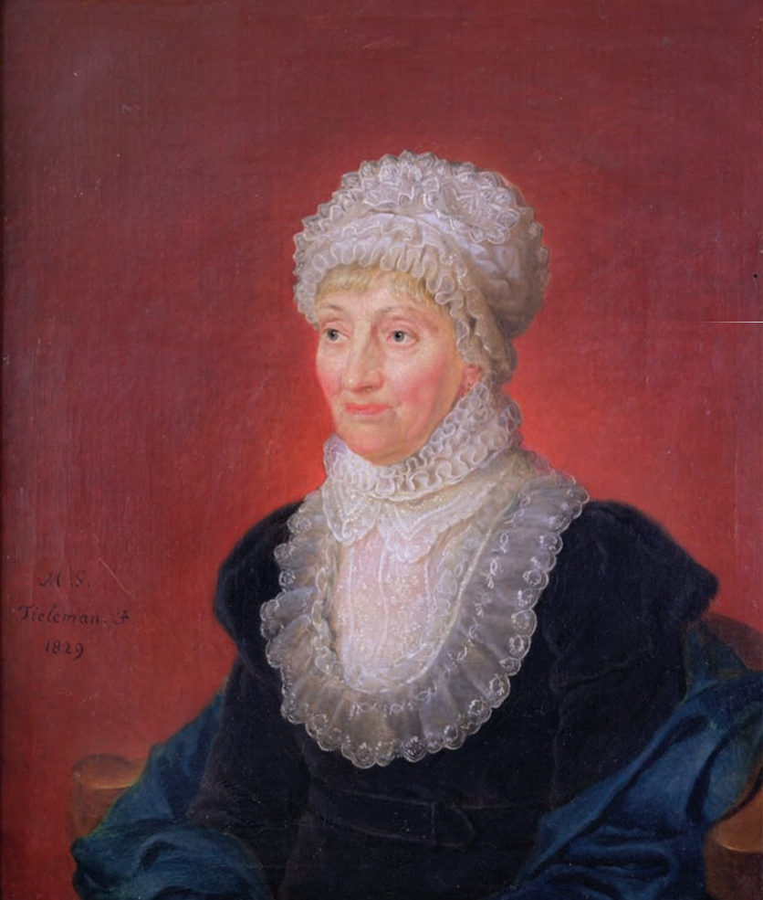 Caroline Herschel 1829, Ölgemälde von Melchior Gommar Tieleman