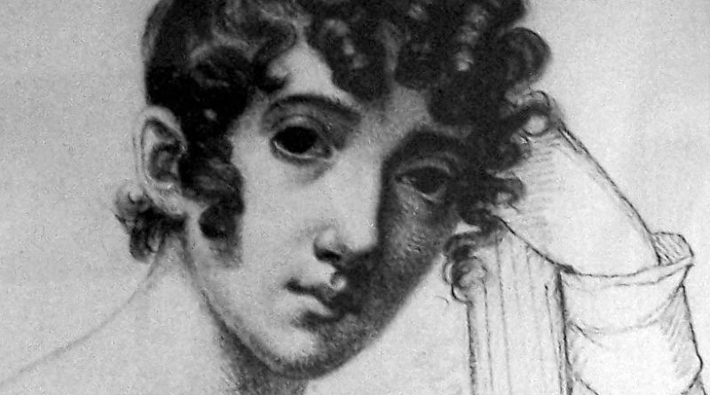 Caroline Bardua: Selbstporträt, 1822