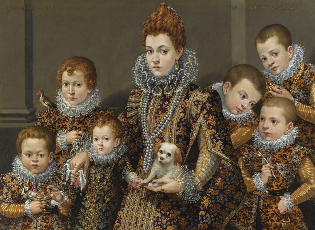 Lavinia Fontana: Bianca degli Utili Maselli und ihre Kinder (1604)