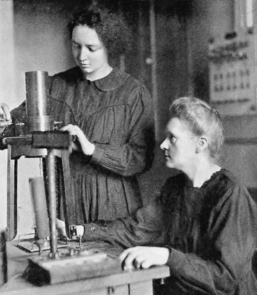 Irène und Marie Curie, 1925